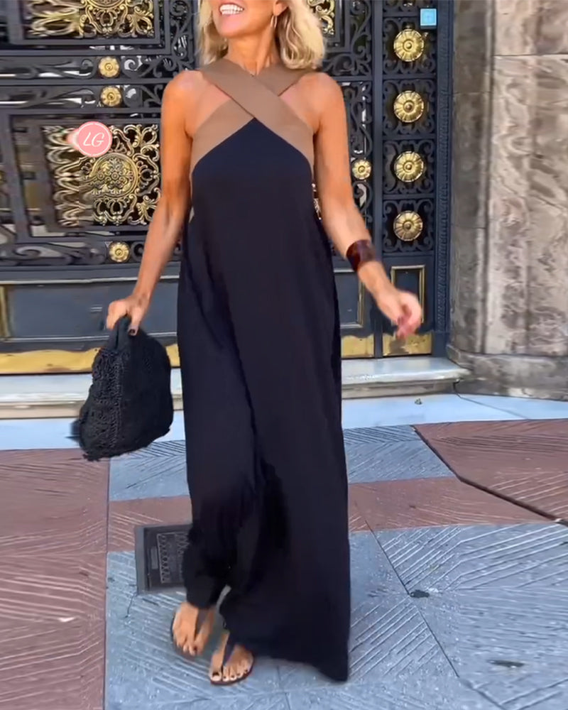 Sienna | Rochie maxi cu decolteu încrucișat
