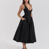 Monroe | Rochie midi halter