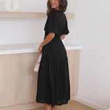 Avalon Rochie Midi Cu Volum
