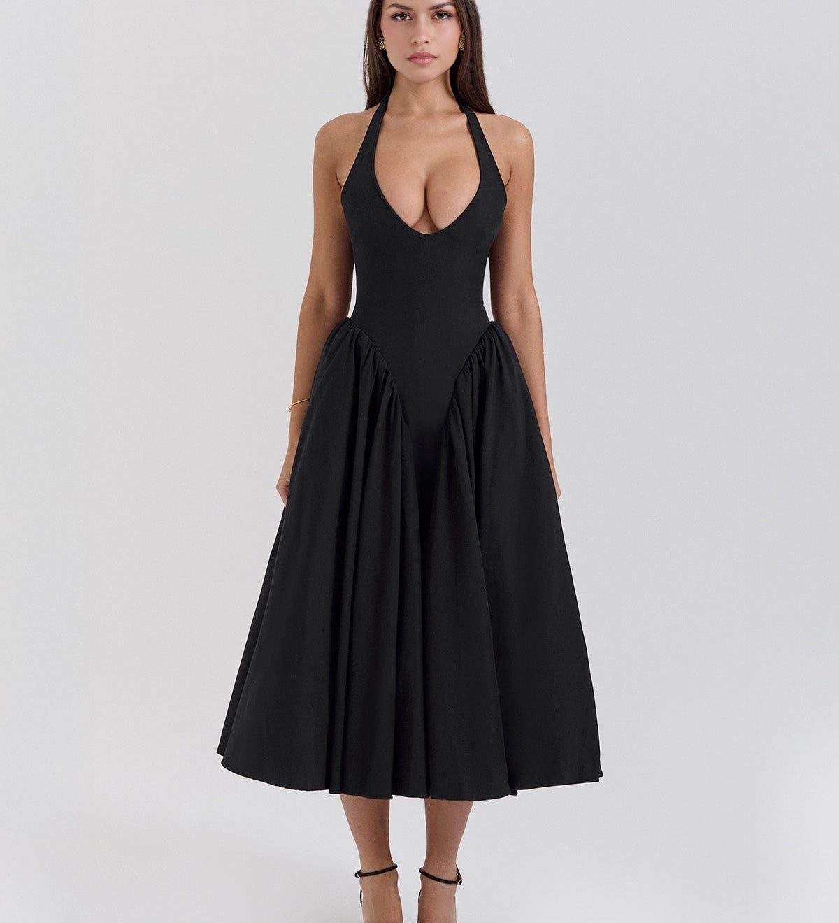 Monroe | Rochie midi halter