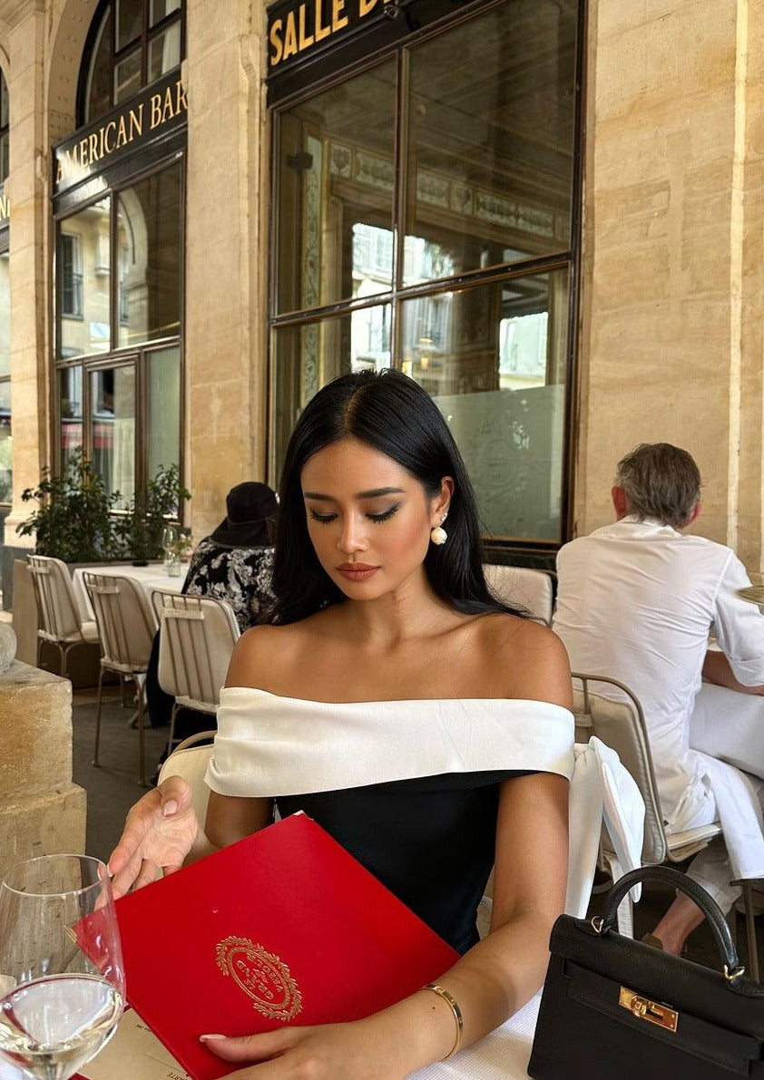 Francine | Rochie midi cu un umăr,