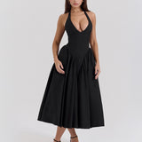Monroe | Rochie midi halter