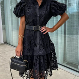 Rochie retro din dantelă