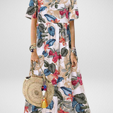 Rochie maxi florală boho
