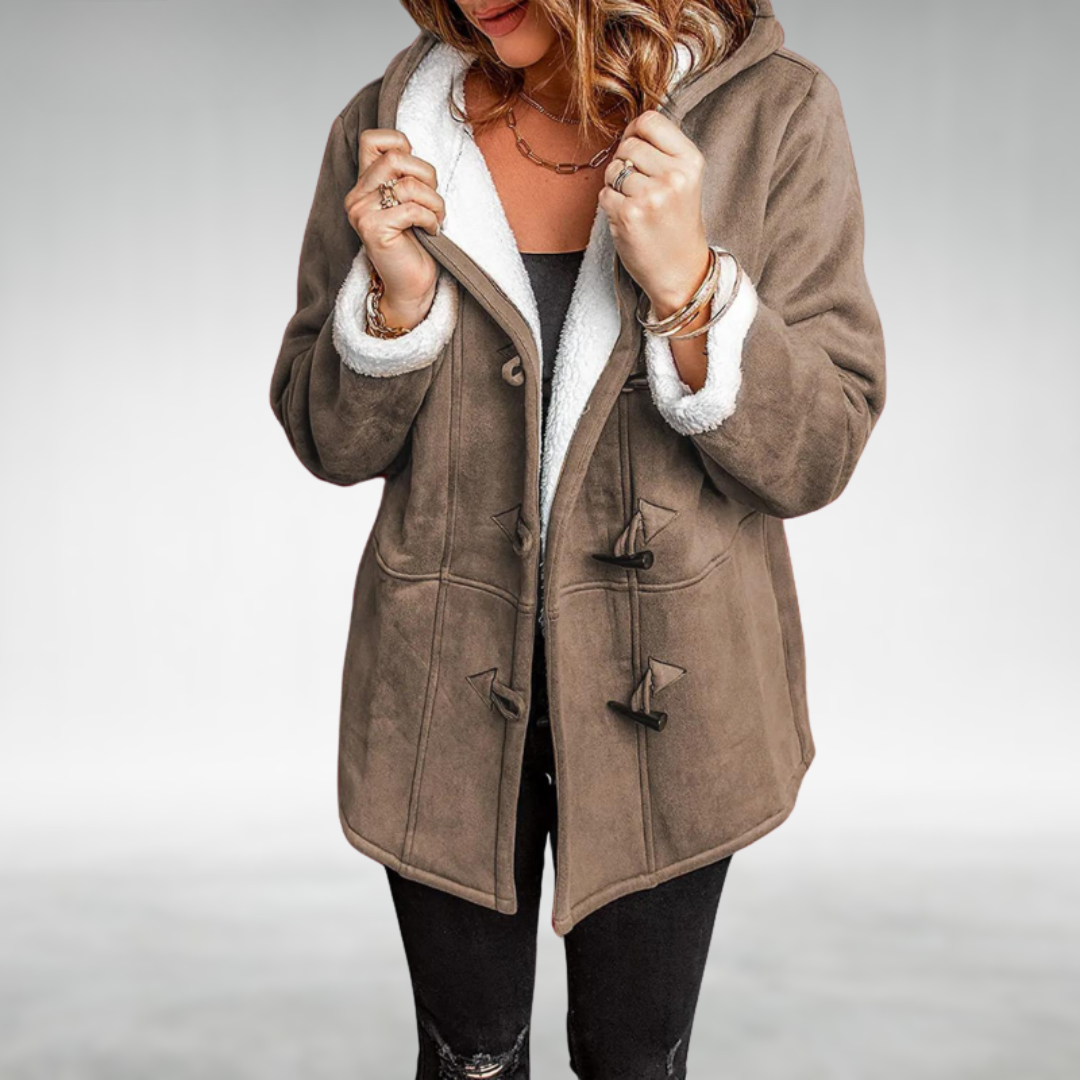 Palton fleece cu toggle