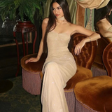 Amalia | Rochie maxi strălucitoare tip sirenă