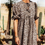 Indy Rochie leopard rafinată