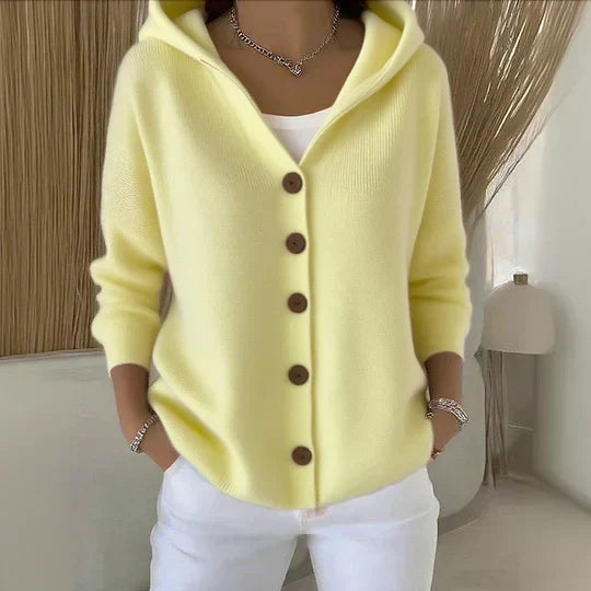 Cardigan modern cu glugă