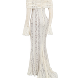 Alessandra | Rochie maxi din dantelă