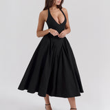 Monroe | Rochie midi halter
