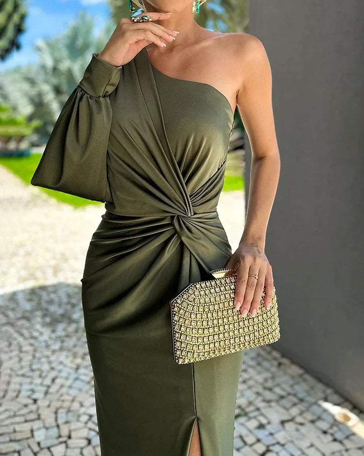 Clarisse | Rochie cu mânecă lungă