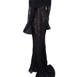 Alessandra | Rochie maxi din dantelă