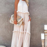 Megan | Elegant Ruffle Maxi Dress