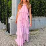 Carys | Rochie maxi cu guler american