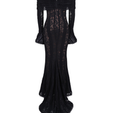 Alessandra | Rochie maxi din dantelă