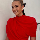 Rochie mini plisată elegantă