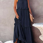 Megan | Elegant Ruffle Maxi Dress