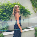 Aliza | Rochie maxi cu volane