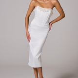 Roxanna Rochie Midi Tip Corset