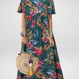 Rochie maxi florală boho
