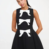 Rochie mini cu fundă