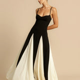 Rochie maxi cu volane