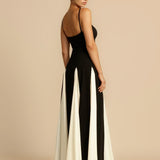 Rochie maxi cu volane