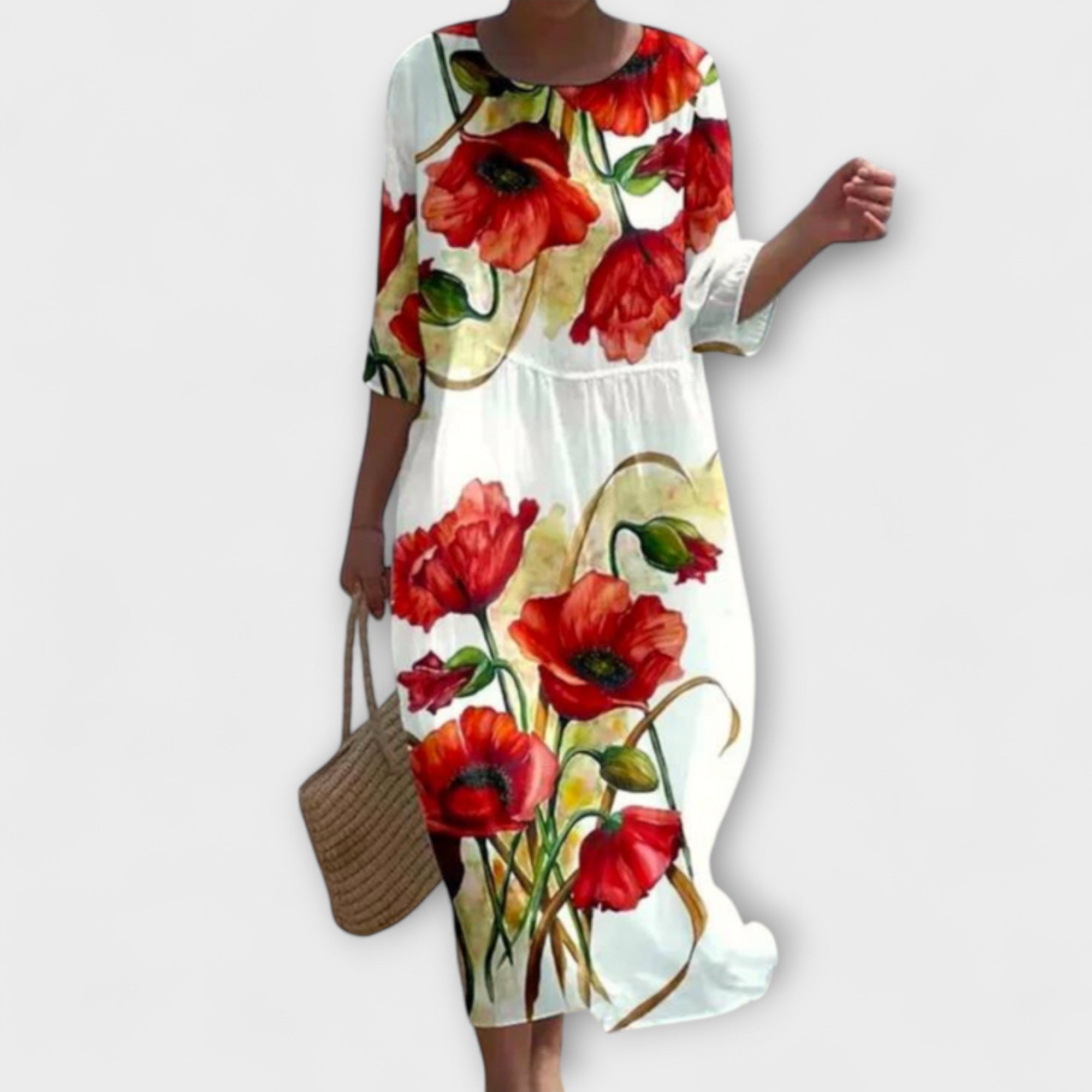 Rochie florală elegantă