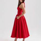 Monroe | Rochie midi halter