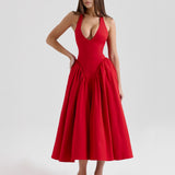 Monroe | Rochie midi halter