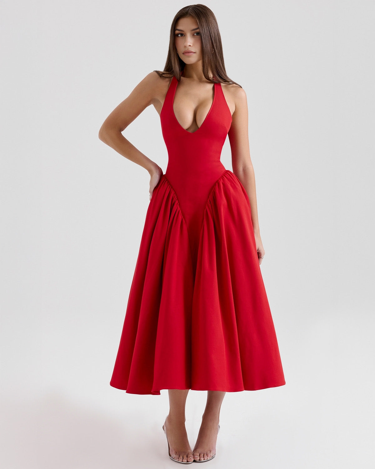 Monroe | Rochie midi halter