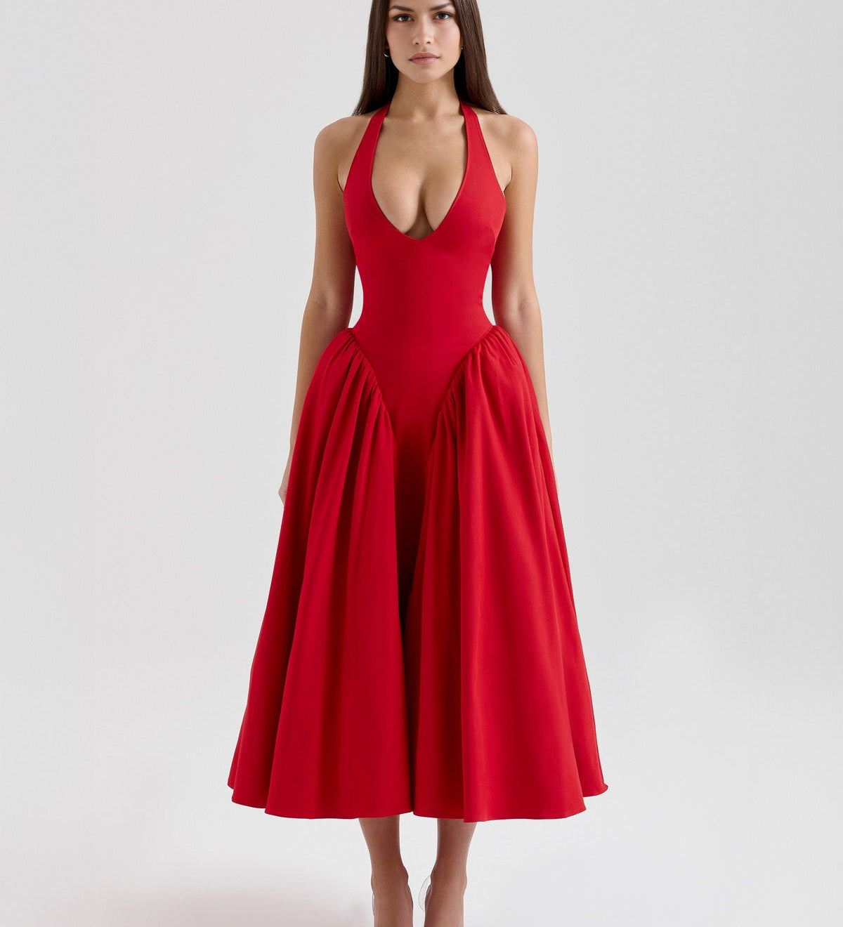 Monroe | Rochie midi halter