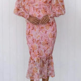 Nevara Rochie Midi Florală