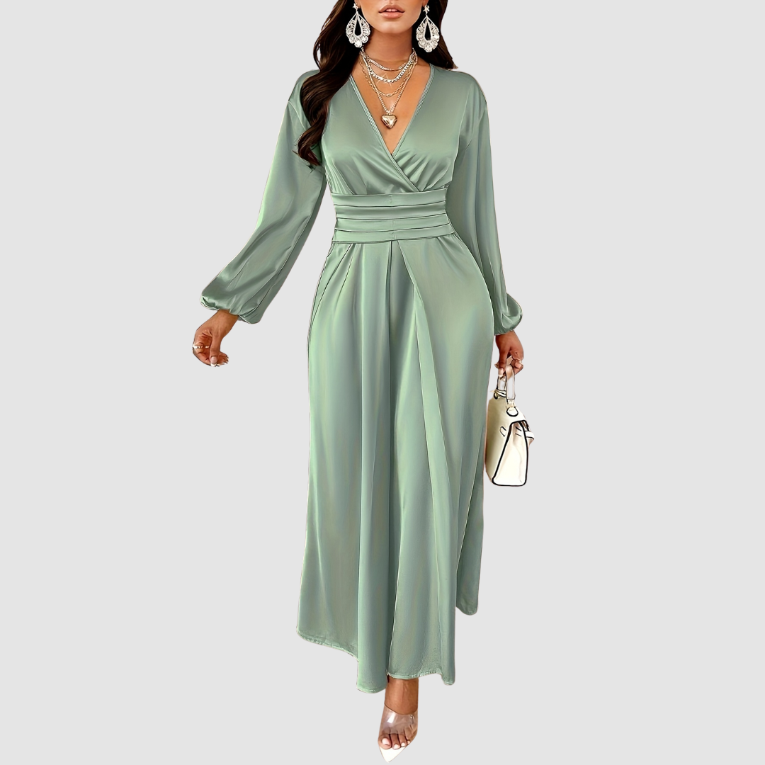 Eleanor Rochie Lungă Satin