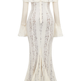 Rochie maxi din dantelă