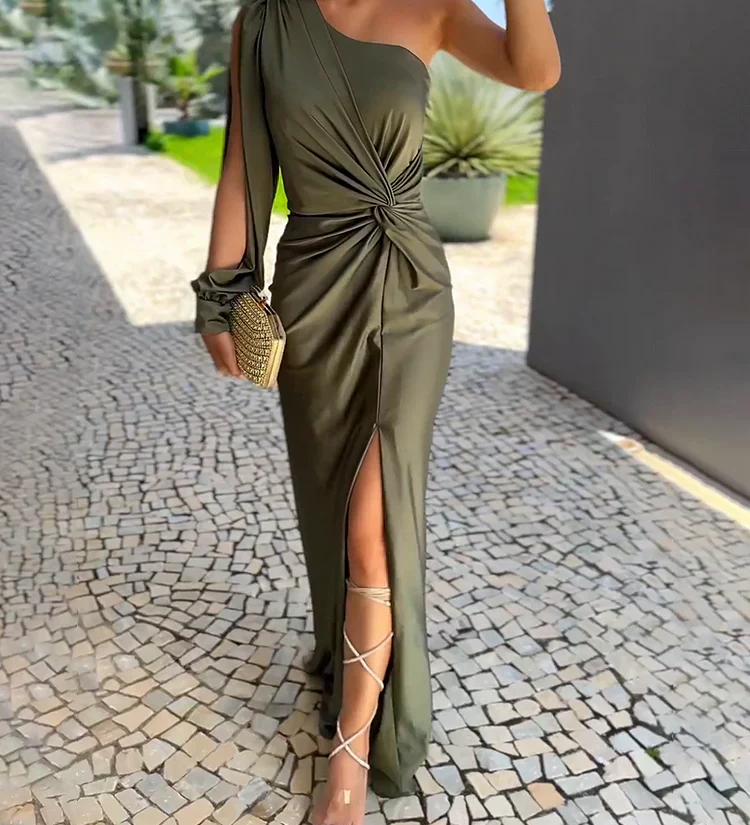 Clarisse | Rochie cu mânecă lungă