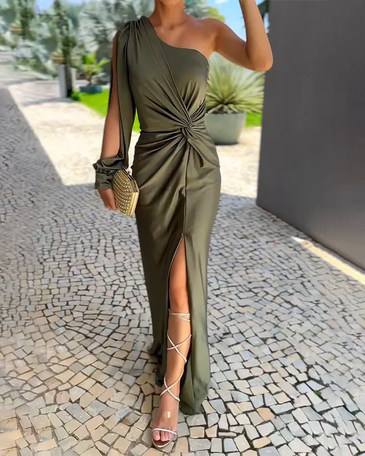 Clarisse | Rochie cu mânecă lungă