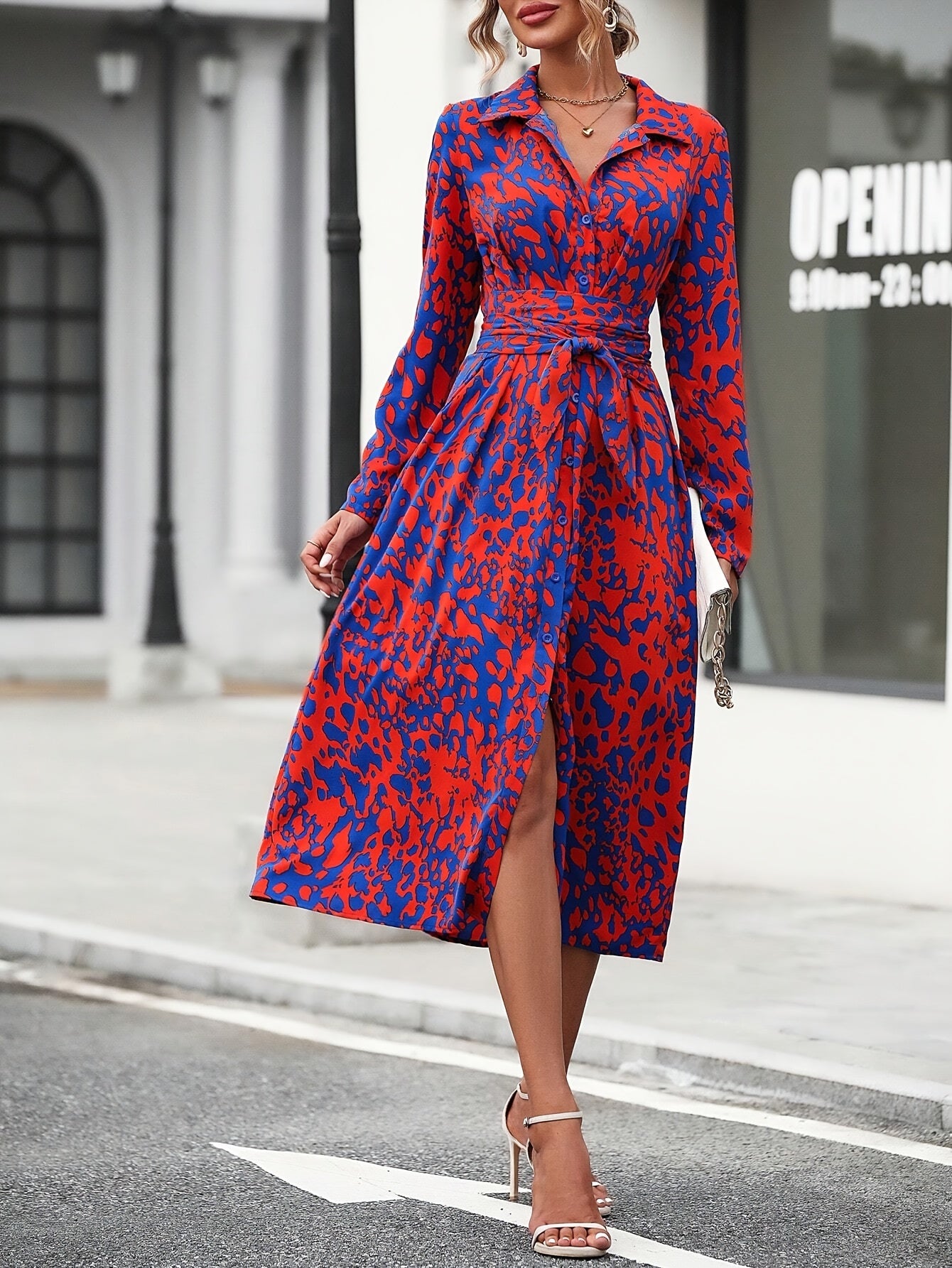 Rochie cămașă elegantă