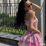 Rochie cu volane elegante