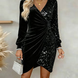 Seraphine Rochie Midi Cu Paiete