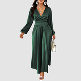 Eleanor Rochie Lungă Satin