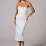 Roxanna Rochie Midi Tip Corset