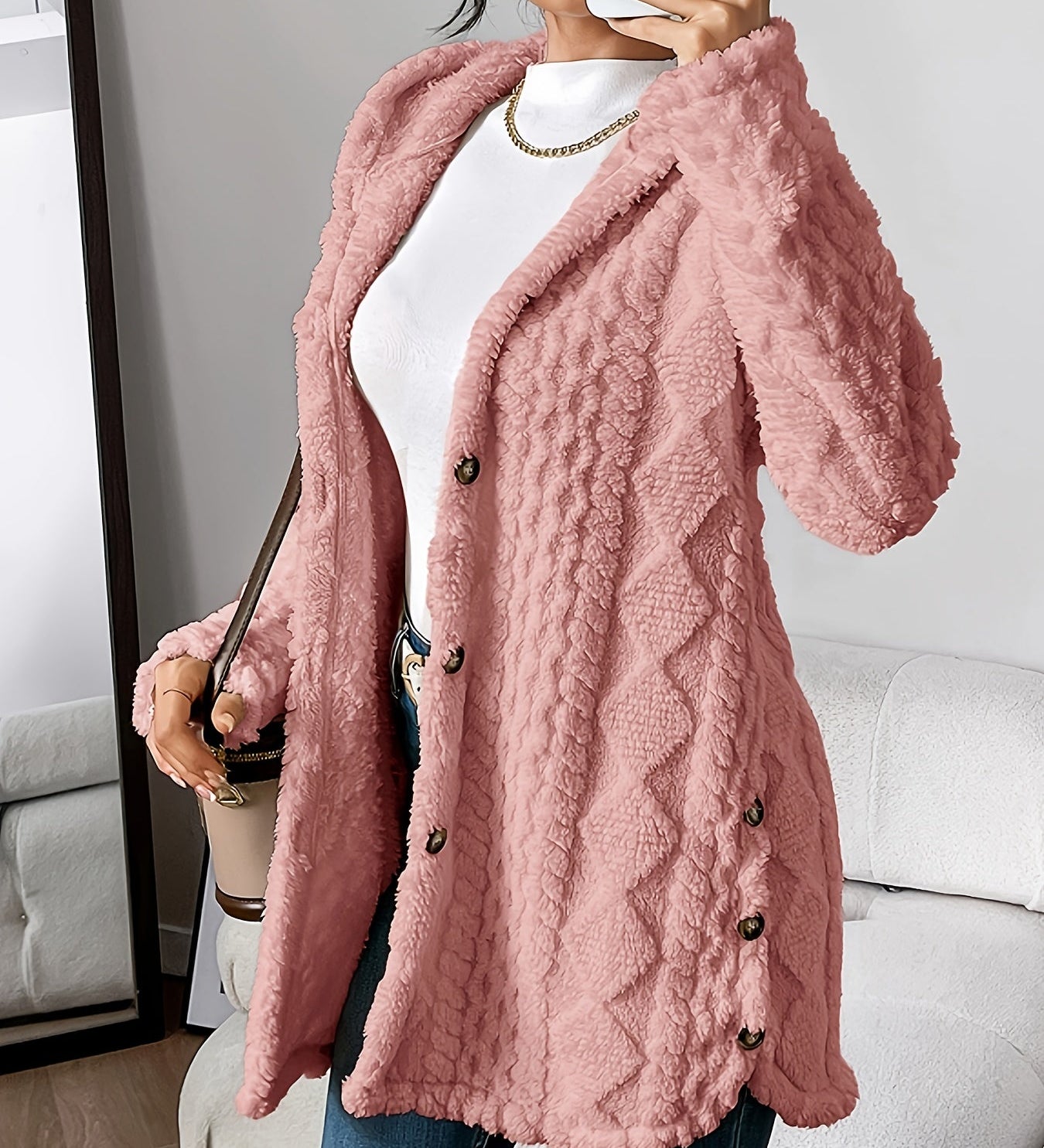 Jessica | Cardigan cu glugă