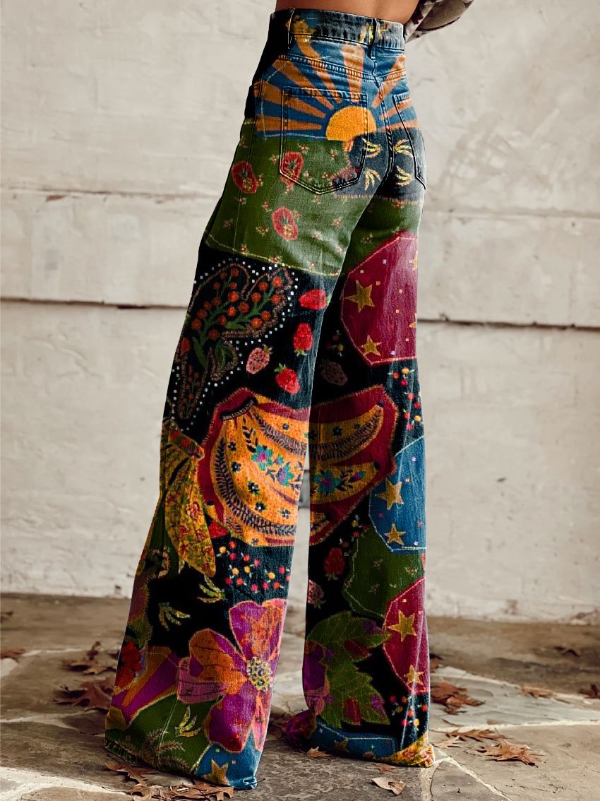 EMMA | Pantaloni boho eleganți