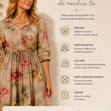 Estelle | Rochie cu Flori Sălbatice Delicate