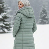 Palton puffer cu fleece