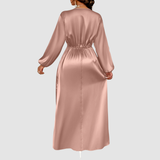 Eleanor Rochie Lungă Satin