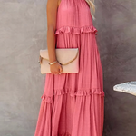 Megan | Elegant Ruffle Maxi Dress
