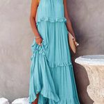 Megan | Elegant Ruffle Maxi Dress