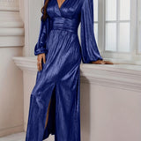Celeste Rochie elegantă modernă
